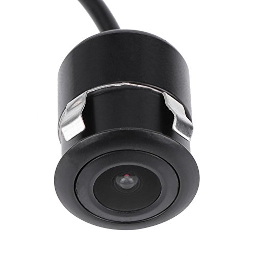 Aramox Cámara de Visión Trasera de Coche HD 18,5 mm, Alta Luminosidad Nocturna, Vista Trasera Colorida NTSC/PAL