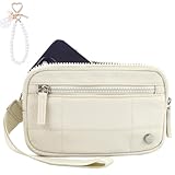 【Schluss mit sperrigen Taschen】Mit einer stilvollen gesteppten Außenseite bietet diese Convely Essential Wristlet einen modernen und anspruchsvollen Look. Der großzügig dimensionierte Gurt sorgt für eine bequeme Passform, sodass Sie ihn am Handgelenk...