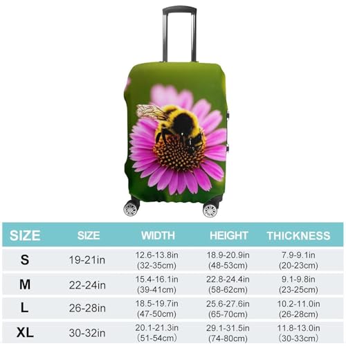 Housse pour valise élastique Bumble Bees protégeant contre rayures et poussière