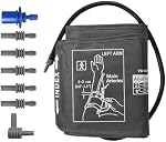 Extra Large Blood Pressure Cuff, 22-60CM Circumference-Replaceable Cuff for Home Use BP Monitors, with 7 Connectors, Adult Arm XXL Blood Pressure Cuff