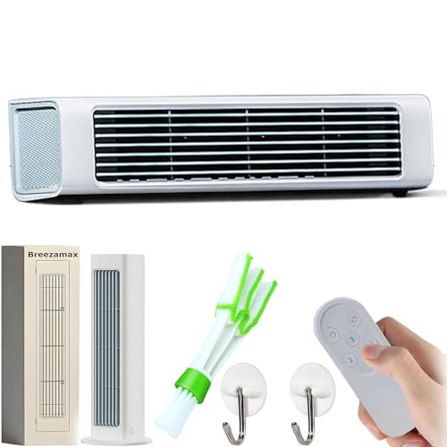 Breeza Max, Breezamax Ac, Breezamax Air Conditioner, Qinux Breezamax - Beat The Scorching Heat & Humidity Instantly, Portable Air Cooler For Small Space (Qinux Breezamax-White)