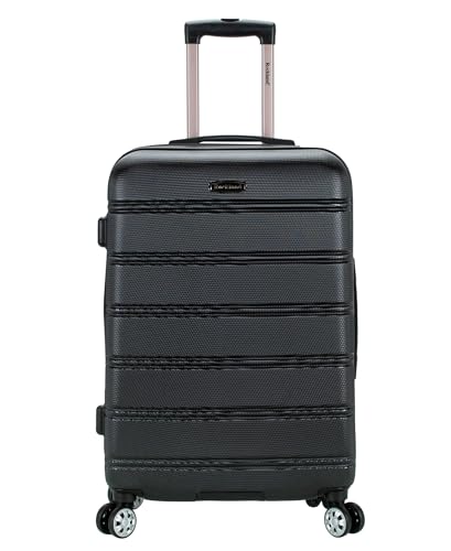 Rockland Santa Fe Hardside Spinner Wheel Luggage, Schwarz, 24' Medium,...