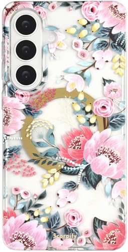 Coque magnétique Samsung S20 Ultra antichoc fine et fleurie pour femme