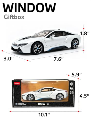 Rastar Modelo a Escala 1:24 BMW i8 Diecast miniatura 3