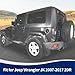 JOSHELA for Jeep JK Door Handle Cover Trim Blue for Jeep Wrangler JK 2DR 2007-2017 Blue Exterior Accessories 3pcs