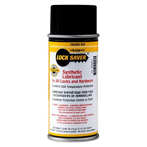 Mil-Comm Lock Saver Travel Size Synthetic Lubricant For All Locks 6.1 Ounce Cover