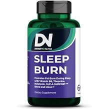 Divinity Nutra Sleep Burn Night Time Metabolism Support Supplement for Men & Women, Sleep Aid with Melatonin, L-Theanine, Vitamin B6, Berberine, Ceylon Cinnamon for Overnight Wellness 60 Capsules