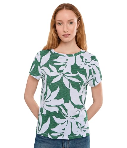 Sanctuary, Women's, The Perfect Tee, Green Inked Impressions, Medium