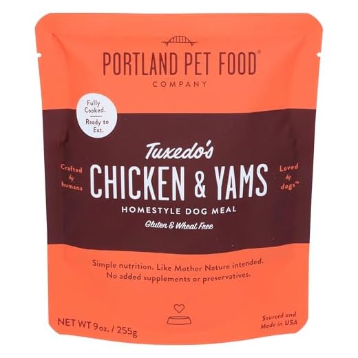 Portland Pet Food Company Tuxedo's Chicken & Yams Dog Meal, 9 OZ