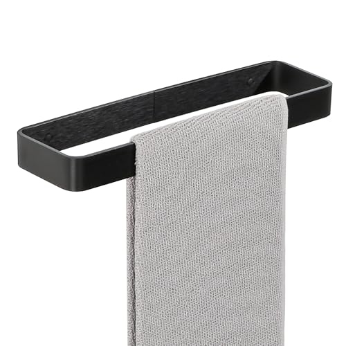 SAYAYO Toalleros de Baño Sin Taladro 30CM Toallero Negro