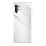 ✦【 Kompatibel mit 】: Gehärtetes Glas kasten ist geeignet für Samsung Galaxy Note 10+ Plus Original Handy Smartphone, Speziell maßgeschneidert für Galaxy Note 10 Plus hülle. Überprüfen Sie vor einem Kauf bitte das Modell Ihres Handys.