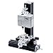 ZHRUI Electroplated Mini Metal Milling Machine 36W 20000rpm DIY Vertical Miniature Mill Lathe Machine Tools for Creative Maker Miniature Miller