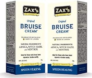 2 Pack - Zax's Original Bruise Cream - #1 Selling Bruise Cream, Speeds Healing by 4 Days!, Reduces Pain & Inflammation, Reduces Discoloration, Ideal for Medical Cabinet & 1st Aid Kit