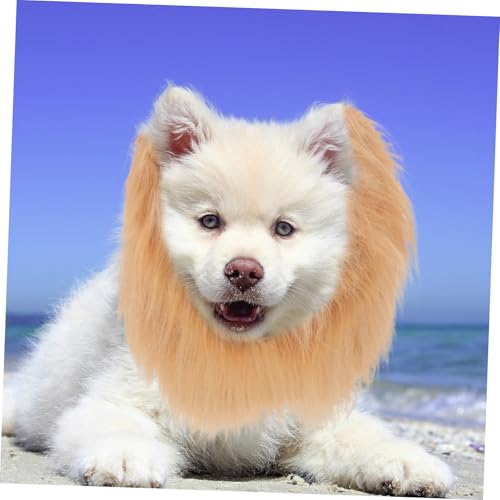 Disfraz León para perro con melena sintética Medium miniatura 7