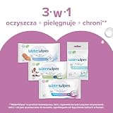 WaterWipes Sensitive+ Body & Intimate Wipes, Chusteczki nawilżające, 90 sztuk (opakowanie 3) – 3 w 1: delikatnie oczyszczają, pielęgnują i nawilżają. 99% wody z aloesem, bezzapachowe