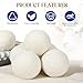 Wool Dryer Balls, New Zealand Dryer Balls Laundry Reusable Reduce Static Cling, Dryer Ball to Reduce Wrinkles & Shorten Drying Time, Drying Balls Fabric Softener Ball for Laundry（Pack of 8)
