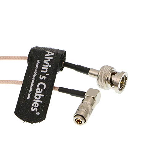 Alvin's Cables Rg179 Din 1.0/2.3 Right Angle To Bnc Male 75Ohm Hd Sdi Cable For Blackmagic 30Cm #TOP4