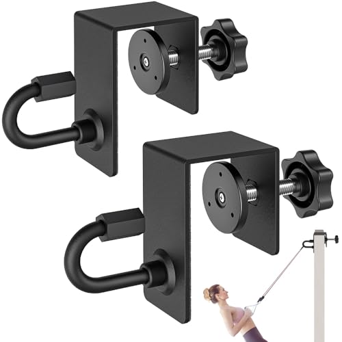 Kipika Door Anchor for Resistance Bands - Heavy Duty Steel Door Hook with Protective Pads - Adjustable and Secure - Fits All Doors and Bands - Ideal for Home Gym, Strength Training, and Physical