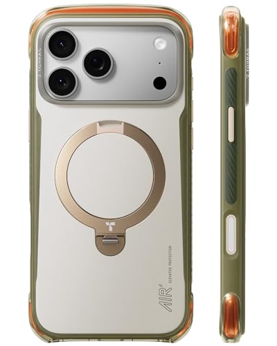 TORRAS Ostand Q3 Air Pro iPhone 17 Pro Max �p �P�[�X 6.9�C���`�yAir2 Pro TECH?�E�ČR�K�i4�{�ϏՌ��z�G�A�o�b�O MagSafe�Ή� ���C�����X�[�d�Ή� 360°��]�X�^���h �c�����Ή� �J������