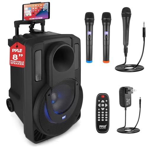 Pyle 8” Portable PA & Karaoke Speaker System
