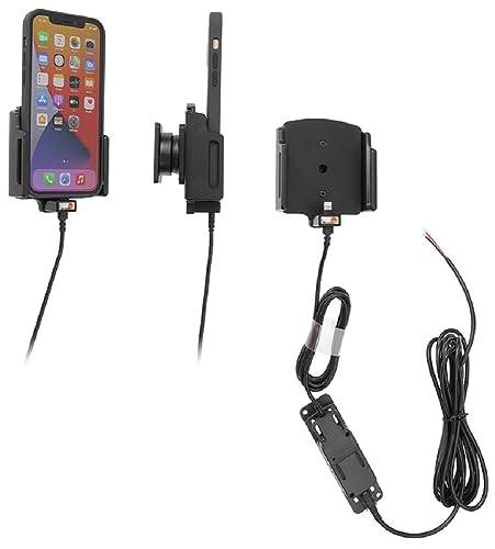 Brodit 727237 Device Holder | Made in Sweden | with Charging Function for Smartphones - Apple iPhone 12, iPhone 12 Pro, iPhone 12 Pro Max