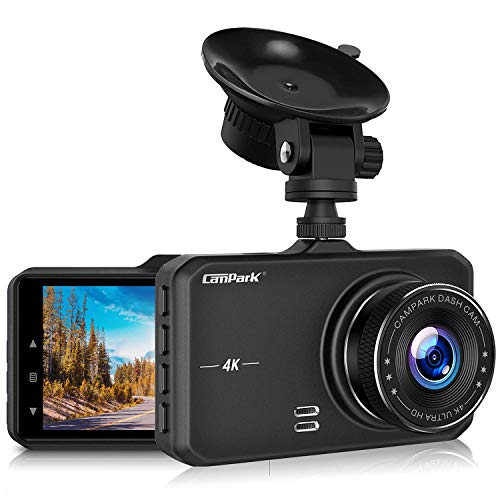 Campark Dash Cam 4K UHD DVR Driving Recorder Camera for Cars Dashboard