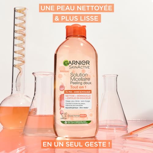 Garnier skinactive solution micellaire tout en 1 peeling doux 400ml - vue 4