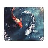 Taille Parfaite : notre tapis de souris mesure 240 x 200 x 3 mm, ce petit tapis de souris permet d'économiser de l'espace sur le bureau mais offre toujours beaucoup d'espace pour le mouvement de la souris, léger et portable, parfait pour le bureau, la maison, les voyages d'affaires, sans vous soucier de la déformation ou de la taille trop grande pour être transportée
