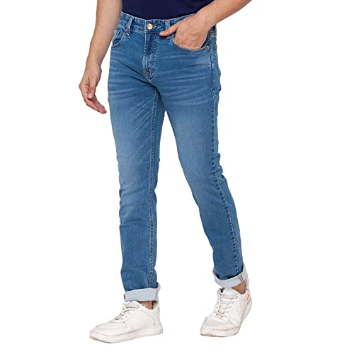 Image of Spykar Men's Rover Regular Fit Mid Rise Casual Jeans