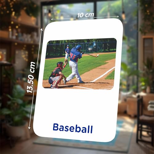 Image of SPARTAN KIDS Sports Flash Cards for Kids | 28 Early Learning Flash Cards Easy & Fun Way of Learning 1 Year to 6 Years Babies