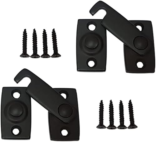 Miniatura 16 de QCAA Barra de obturador/pestillo de puerta de latón macizo, 7/8" x 2-3/32", latón pulido, paquete de 2, fabricado en Taiwán