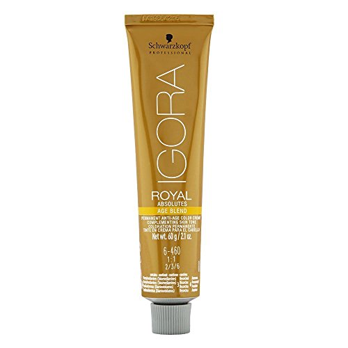 Schwarzkopf Igora Royal Absolutes Age Blend Permanent Anti-Age Color Creme 6-460 Dark Blonde