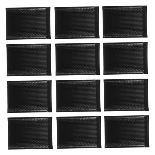 KICHOUSE 50 pezzi Buste Imbottite Nere per Spedizioni Buste con Pluriball Autosigillanti Resistenti Agli Urti per Imballaggio Abbigliamento e Accessori Sacchetti Spedizioni Online