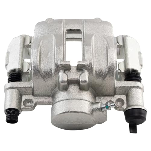 Image of TRQ Rear Right Brake Caliper w /Bracket Passenger Side