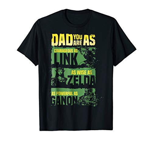 Nintendo Legend Of Zelda Dad Relates To Game Graphic T-Shirt
