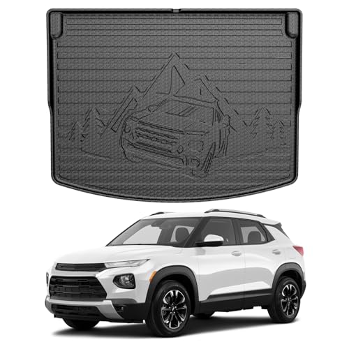 Mixsuper Liner Custom Cargo Liner for Chevy Chevrolet Trailblazer AWD & FWD 2026 2025 2024 2023 2022 2021 Custom Fit Car Trunk Mat (Only Fit Cargo in Upper Deck Position)