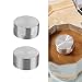 MeevrgR Olla Moka de acero inoxidable 304 con protección contra salpicaduras Imagen de MeevrgR Olla Moka de acero inoxidable 304 con protección contra salpicaduras