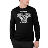 Junk Food NBA - San Antonio Spurs Nothing But Net Adult LS T-Shirt Black