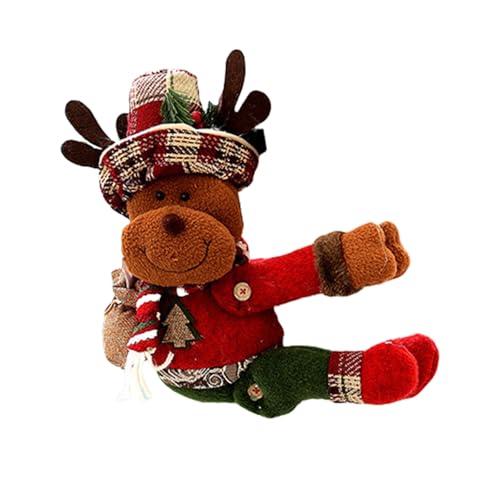 Sujetadores de cortina, accesorio de festival para Navidad, para personas mayores, abrazo lateral, decoración de puerta y ventana, fácil instalación