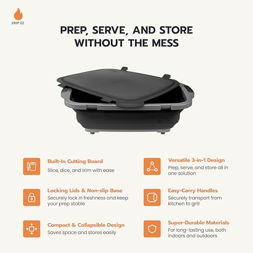 XL Prep Tub & BBQ Blanket Gift Bundle: (2) XL Prep Tubs + (2) Meat Resting Blankets - Ultimate BBQ Gift for Pitmasters, Brisket, Ribs, Pulled Pork & Outdoor Cooking - Image 3