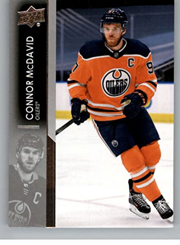 2021-22 Upper Deck #73 Connor McDavid Edmonton Oilers Series 1 NHL Hockey Base Trading Card