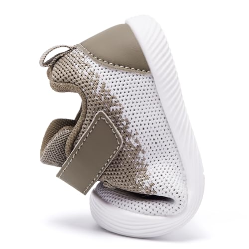 Image of MORENDL Toddler Sneakers Baby Boys & Girls Barefoot Shoes Lightweight Breathable Walking Running Tennis Athletic Sport Shoes