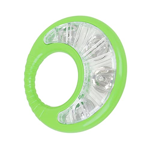 KOMBIUDA Educational Hand Drum Creative Plastic Musical Bell Shaker for Fun Indoor Play Safe and Design for Bright Sound to Engage Young