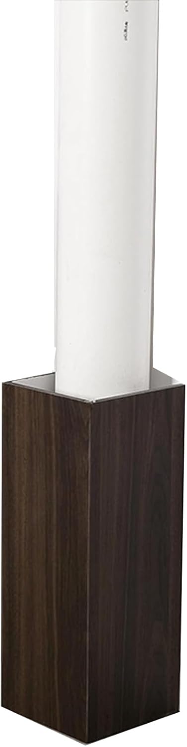 Weatherproofing Pipe Coverings, HVAC Lines Cover U Shape Drain & Gas Lines Boxing Trunking Sturdy Weatherproofing Pipe Coverings Wood Grain(L W D 100×10×10Cm/39.4×3.9×3.9In)