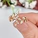 HNMZZPL Adjustable S925 Sterling Silver Ring for Women,Branch Leaves Band Stacking Finger Ring,Paved Cubic Zirconia Stone Stackable Open Ring (gold)