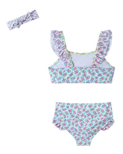 Floral Kids (2-7) Bikini Swim Suit by Andy & Evan2
