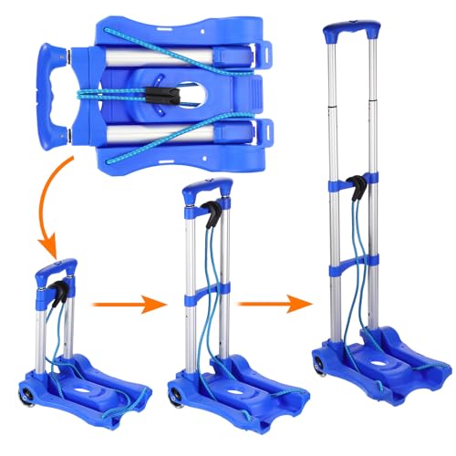 Carretilla Plegable de Mano 55 lb Azul miniatura 4
