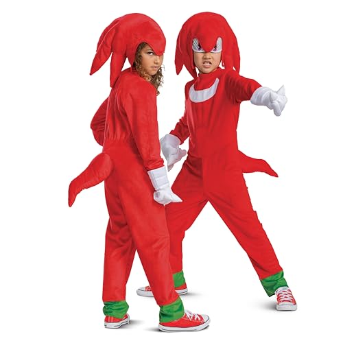 Disfraz Sonic Knuckles para Niños Talla 7/8 miniatura 5