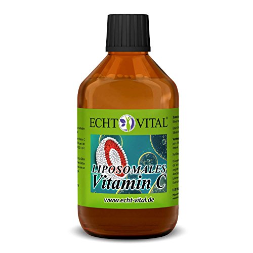 Preisvergleich Produktbild ECHT VITAL Liposomales Vitamin C / Hochdosiert / 1000mg Vitamin C je Tagesdosis (50x je 5 ml) / Hoch Bioverfügbar / Für das Immunsystem / Laborgeprüft, flüssig, vegan / 250 ml