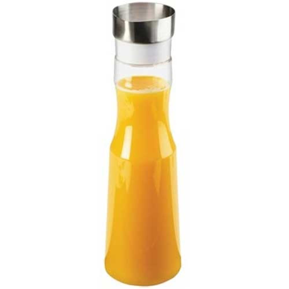 Cal Mil Polycarbonate Pitcher with Stainless Steel Lid by CAL-MIL – 50.7 Ounces, 1.5 liters, Polycarbonate (PC), Model 3614-55